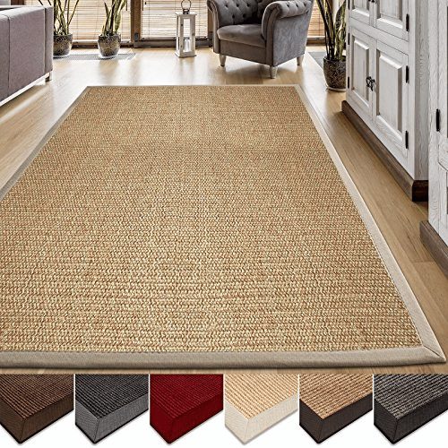 how to clean a sisal area rug