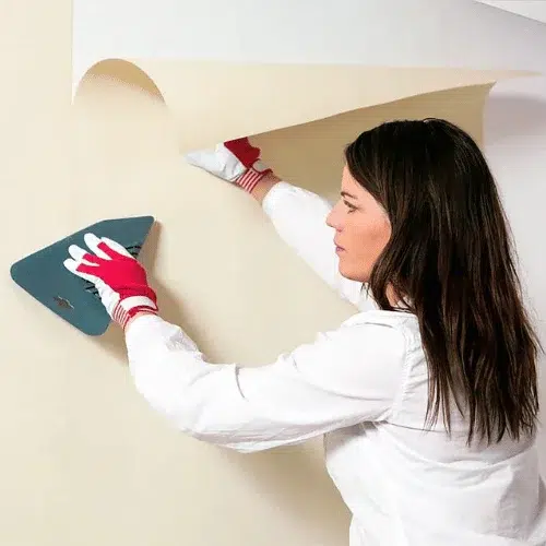 Wall paper fixing