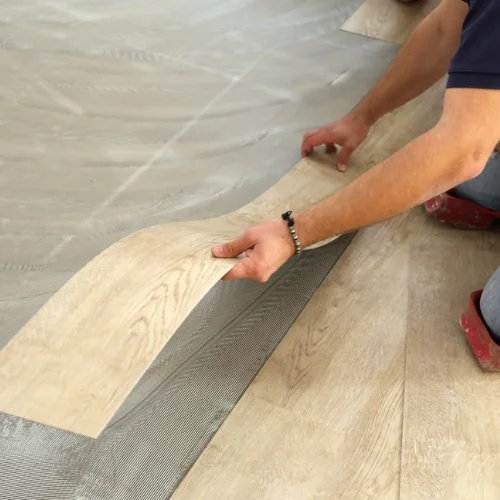 Installing LVT Flooring dubai