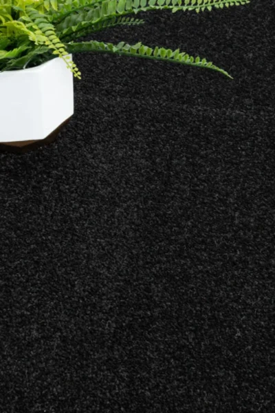 Black Belton Feltback Twist Carpet