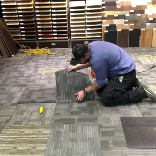 Dubai professional office carpet fitting