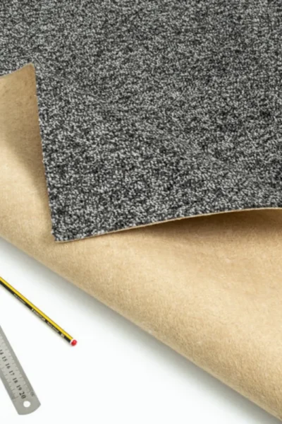 Soft Fraser Saxony carpet with feltback