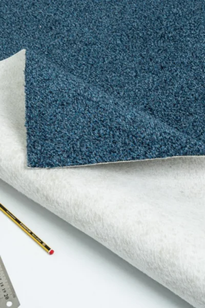 Denim blue modular carpet tiles Dubai