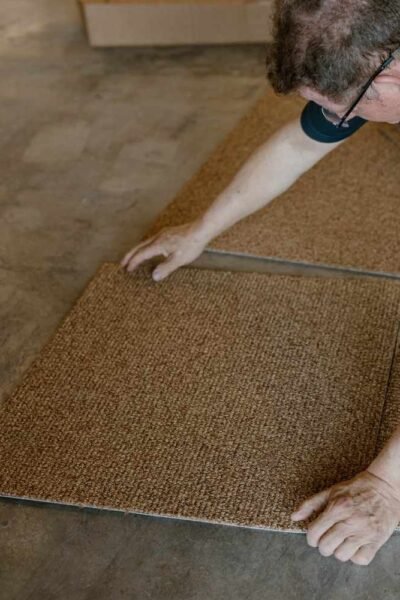 Luxury Brown Tile Carpet Dubai