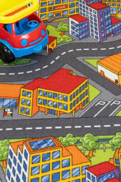 Cartoon-themed kids carpet tiles Dubai