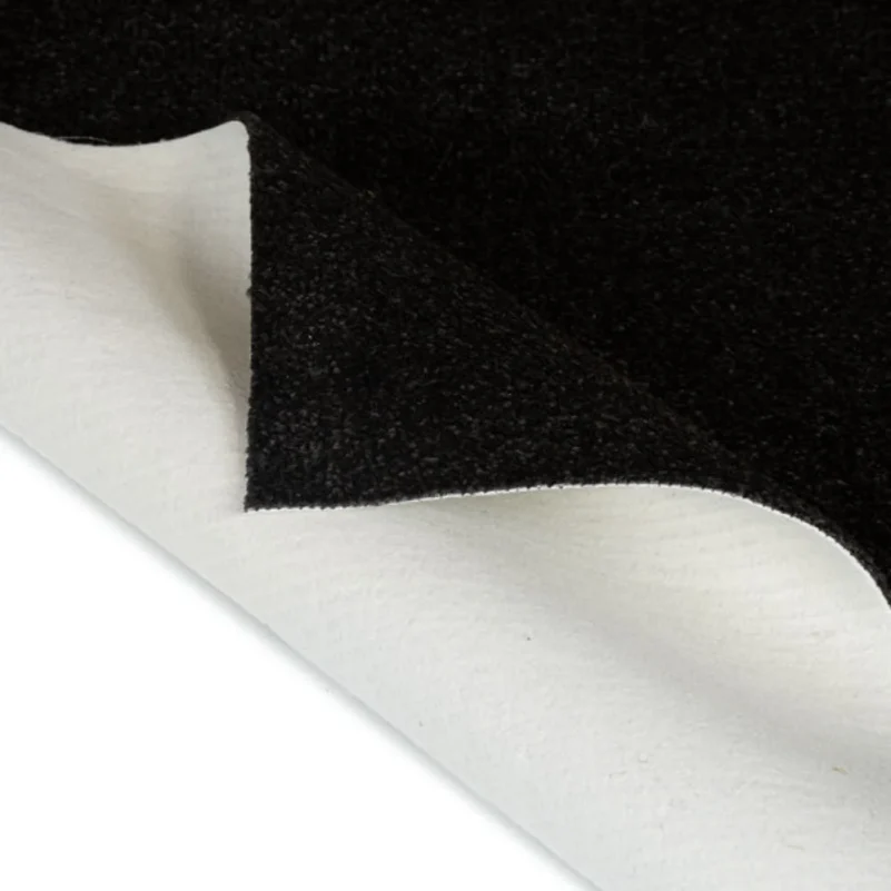 Twist carpet in carbon black for interiors