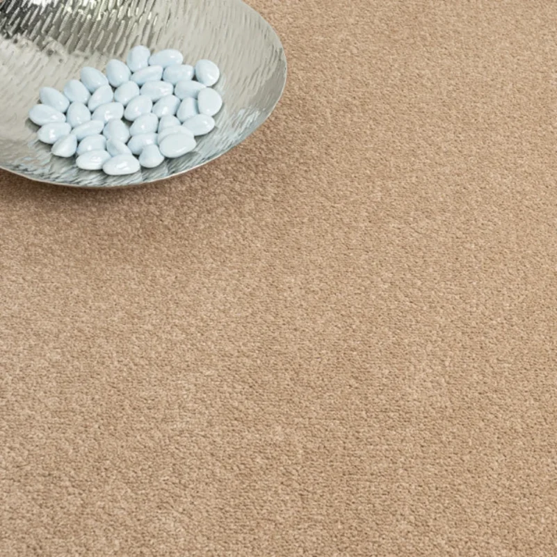 Beige Belton Feltback Twist Carpet