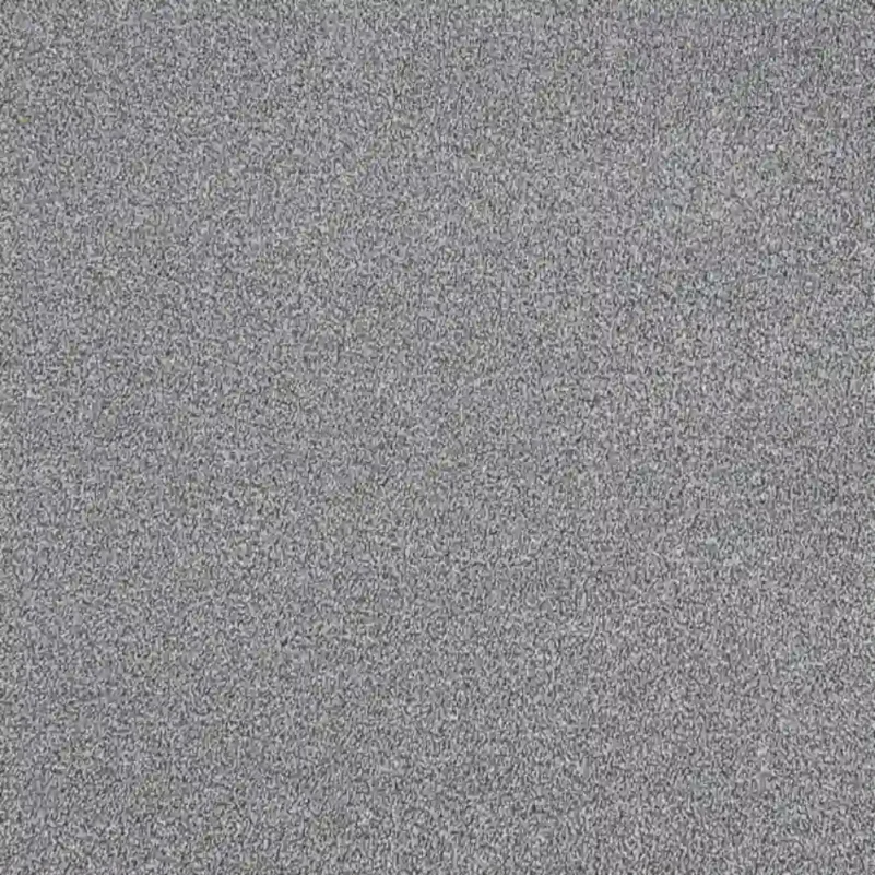 Twist pile carpet in nickel grey