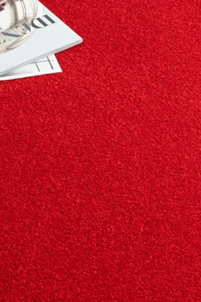 Red Belton Feltback Twist Carpet