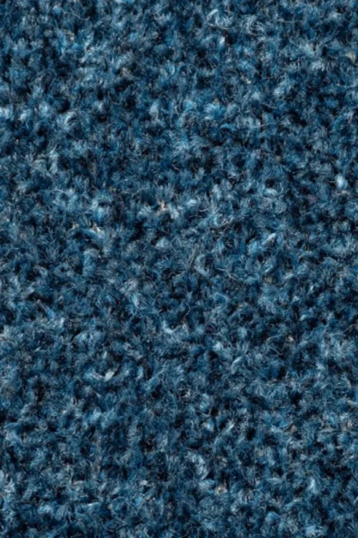 Textured ocean blue carpet tiles
