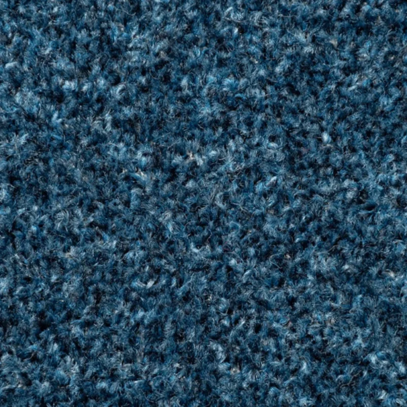 Textured ocean blue carpet tiles
