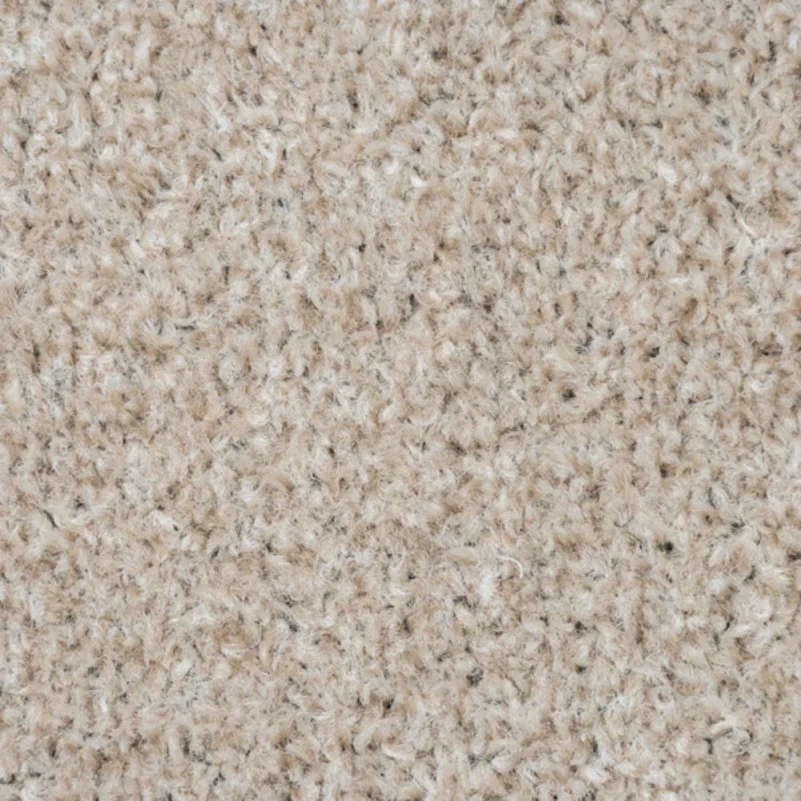 Textured soft cream carpet tiles