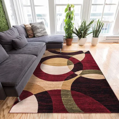 Decorative 9x12 area rug for living