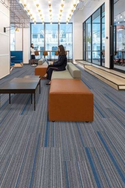 Elegant Striped Carpet Tile