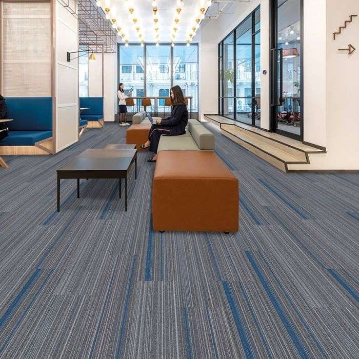 Elegant Striped Carpet Tile