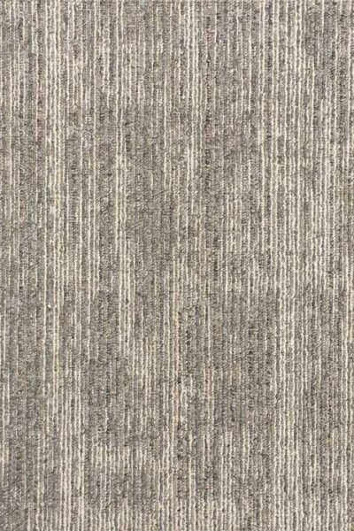 Beige Grey Linear Carpet image 1