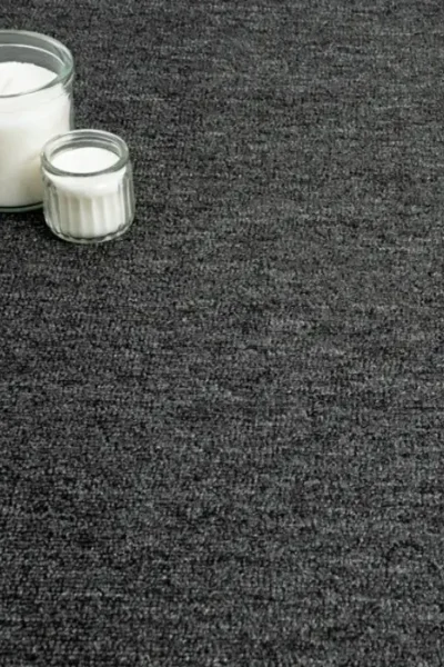 Dark Grey Star Loop Carpet