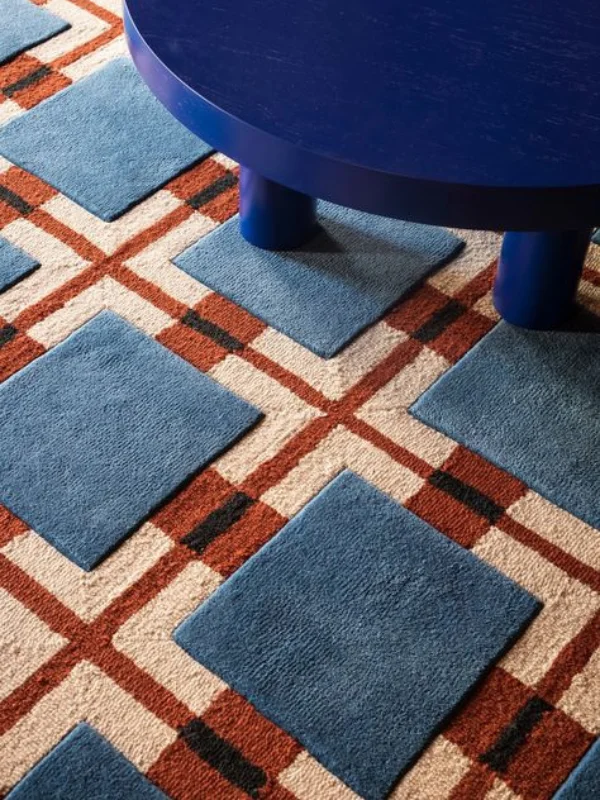 Gray custom made rugs