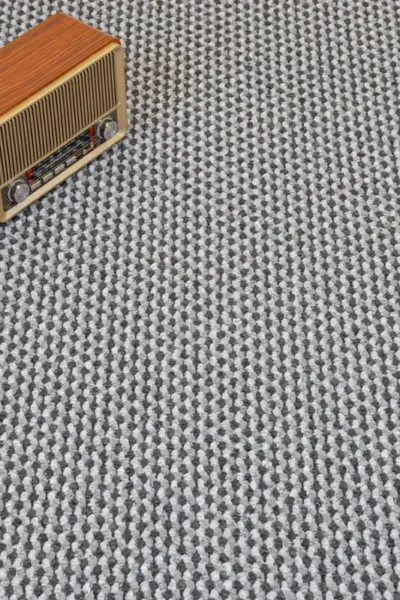 Grey Richmond Loop Feltback Carpet