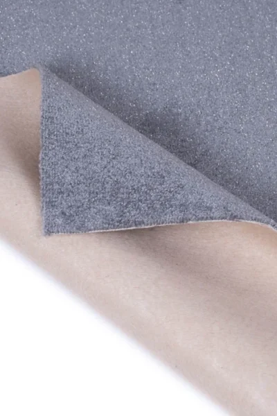 Grey Silver Glitter Twist Carpet image 4