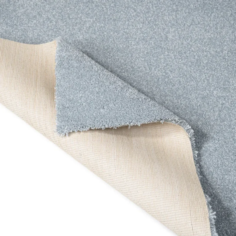 Soft grey Inglewood Saxony carpet tiles