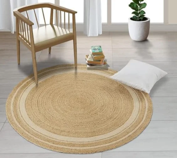 Natural jute rugs for Dubai homes
