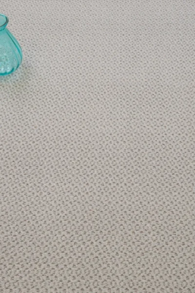 Light Grey Circles Castle Carpet