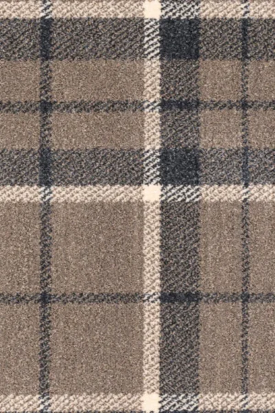 Mink Grey Tartan Carpet image 2
