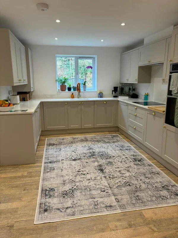 Completed kitchen carpet project Dubai
