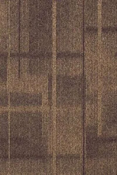 Taupe Brown Pattern Carpet Tile image 1