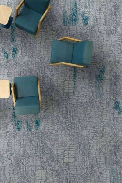 Teal Lounge Tornado Carpet
