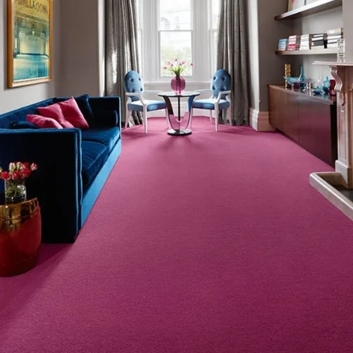 Soft pink carpet for home décor