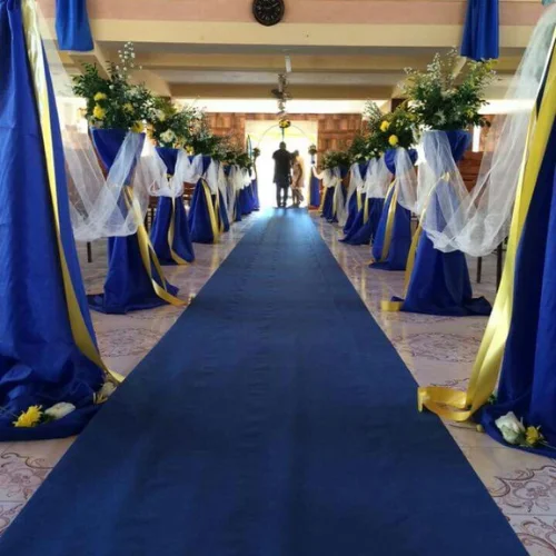 Navy Blue Exhibition Carpet Flooring