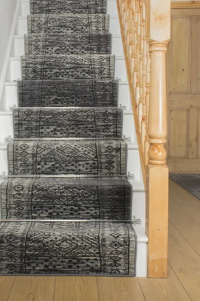 Afrikans Grey Stair Runner
