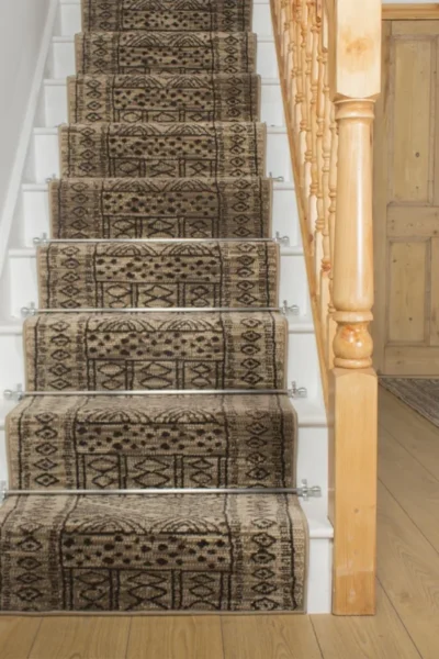 Afrikans Taupe Stair Runner