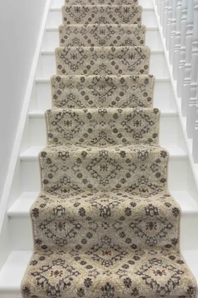 Alabaster Latte Stair Runner