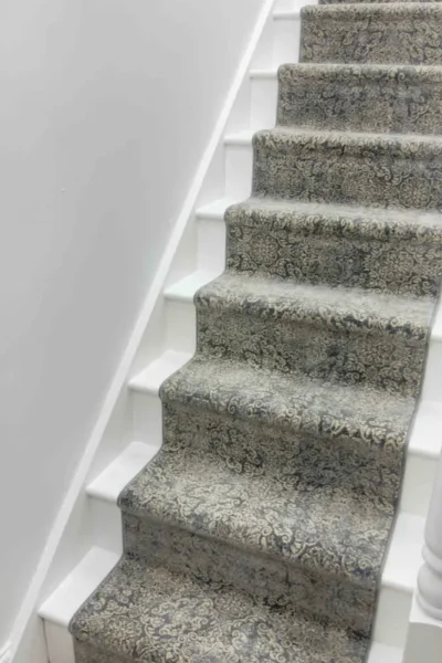 Ancient Garden Light Blue Stair Runner image 2