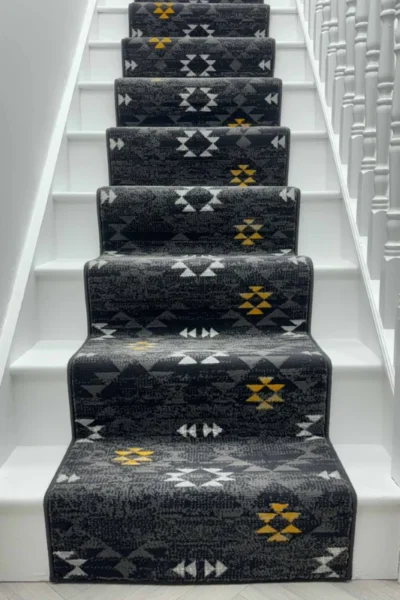 Andes Grey Stair Runner