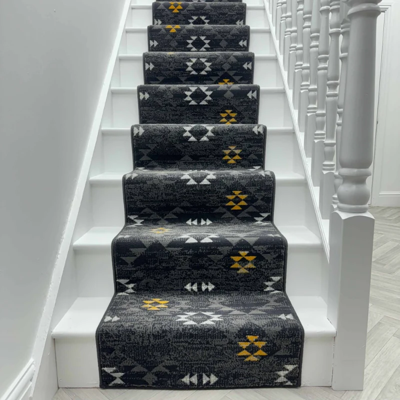 Andes Grey Stair Runner