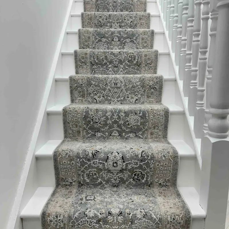 Annalise Blue/Beige Stair Runner