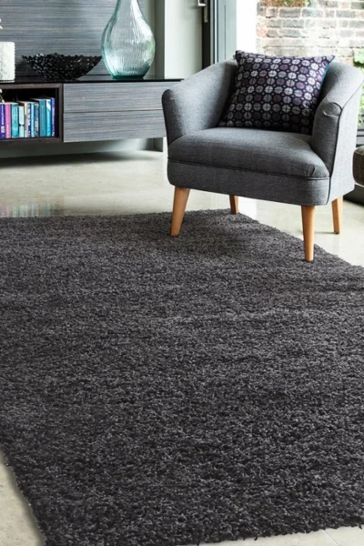 Anthracite Libra Shaggy Rug