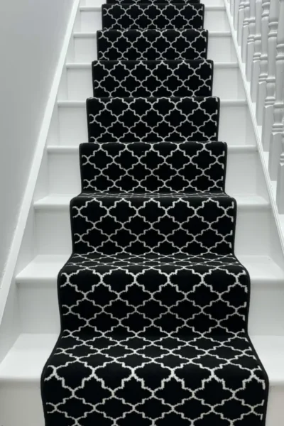 Avanti Black Stair Runner