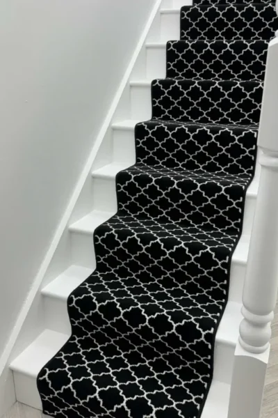 Avanti Black Stair Runner image 2