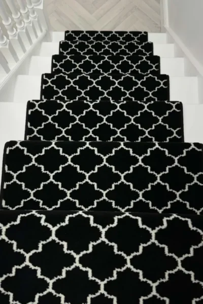 Avanti Black Stair Runner image 3