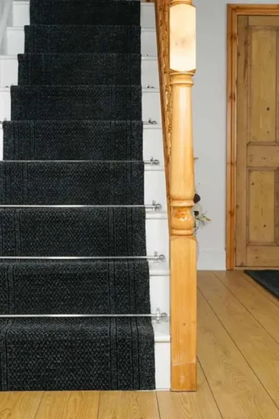 Aztec Black Stair Runner