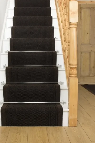 Aztec Dark Brown Stair Runner