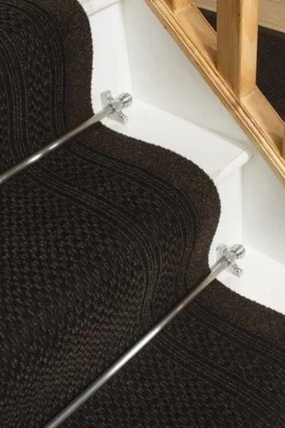 Aztec D. Brown Stair Runner image 2