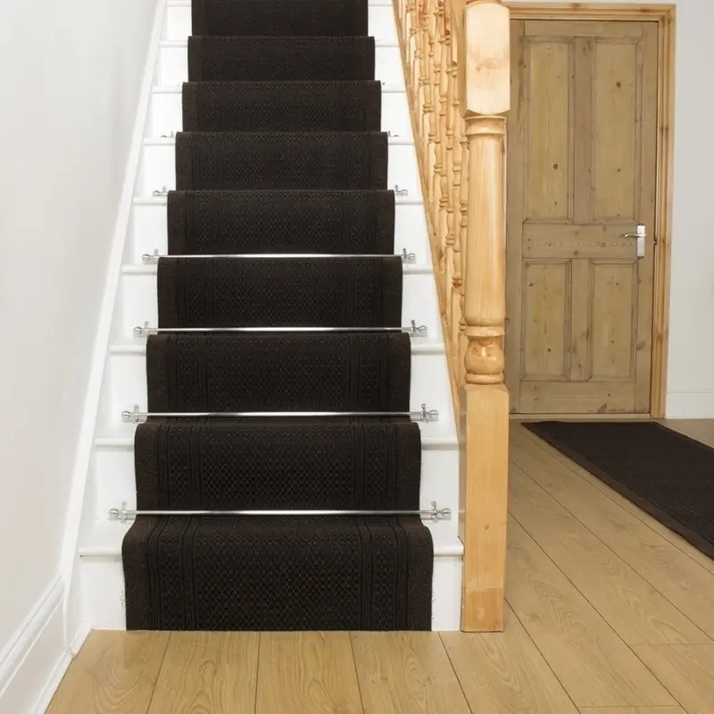 Aztec D. Brown Stair Runner