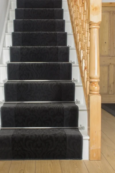 Baroque Grey Stair Runner
