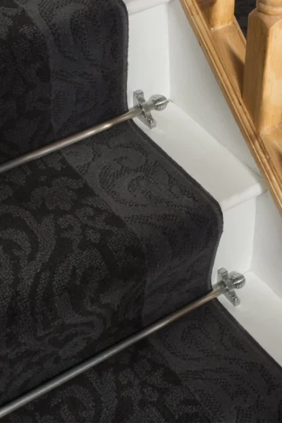 Baroque Grey Stair Runner image 2